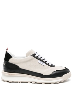 Thom Browne кроссовки Alumni на шнуровке со вставками, нейтральный цвет