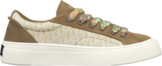 Кроссовки Dior B33 Dior Oblique - Khaki Cream, зеленый