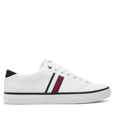 Кроссовки Tommy Hilfiger Th Hi Vulc Low Stripes Mesh FM0FM04946 White YBS, белый