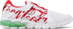 Кроссовки coca-cola x gel quantum 90 white Asics, белый