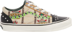 Кроссовки Vans x Gucci OG Old Skool LX Black Floral, разноцветный