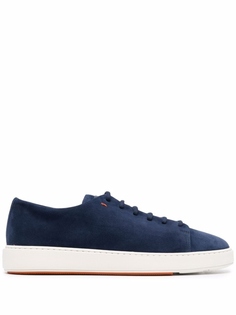 Кроссовки Santoni With Logo Patch, синий