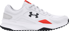 Кроссовки Charged Edge Leather White Dark Orange, белый Under Armour