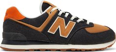 Кроссовки New Balance 574 Denim - Black Faded Workwear, черный