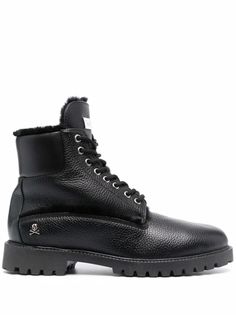 Ботинки с меховой подкладкой Philipp Plein, черный