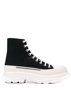 Alexander McQueen высокие кеды Tread Slick, черный