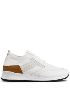 Tods logo-patch low-top sneakers, белый Tod’S