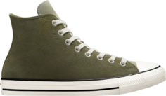 Кроссовки Converse Chuck Taylor All Star High Earthy Suede - Utility, зеленый