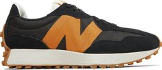Кроссовки New Balance 327 Black Orange, черный