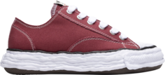 Кроссовки Maison Mihara Yasuhiro Peterson 23 OG Sole Canvas Low Bordeaux, красный
