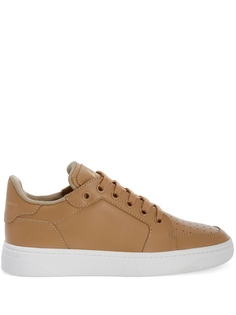 Giuseppe Zanotti кроссовки с перфорацией, нейтральный цвет