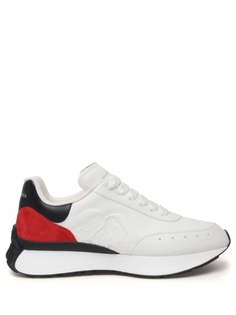 Кроссовки Alexander McQueen Sprint Runner, белый/черный/красный
