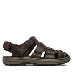 Сандалии Clarks Saltway Cove 26176900 Dark Brown Lea, коричневый
