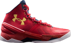 Кроссовки Under Armour Curry 2 Floor General, красный