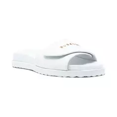 Тапочки из кожи лося Buscemi, белый