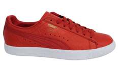 Мужские кожаные кроссовки Clyde Dressed на шнуровке 361704 03 B67C Puma, красный