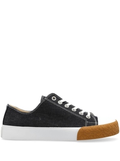 LOEWE кроссовки из денима Bloc, черный