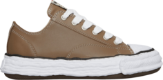 Кроссовки Maison Mihara Yasuhiro Peterson OG Sole Leather Low Brown, коричневый