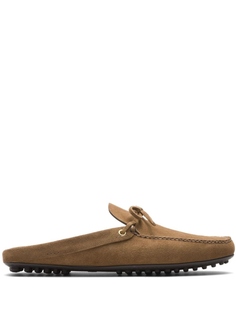 Car Shoe слиперы с бантом, коричневый