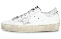 Женские кроссовки Golden Goose Hi Star, белый/серебряный