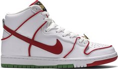 Кроссовки Nike Paul Rodriguez x Dunk High Premium SB Boxing, белый