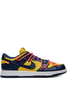 Кроссовки Dunk Low University Gold Nike X Off-White, синий