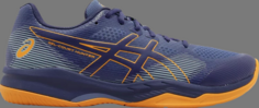 Кроссовки gel court hunter 2 deep ocean yellow Asics, синий