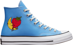 Кроссовки Converse Sky High Farm Workwear x Chuck 70 High Strawberry Moon - University Blue, синий