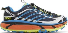 Кроссовки Mafate Three2 Black Diva Blue Orange, черный Hoka