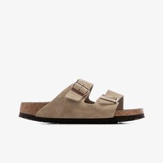 Кроссовки Arizona Suede Leather Taupe BIRKENSTOCK, серый