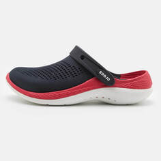 Сабо Crocs Literide 360 Clogs Unisex, черно-синий/красный/белый