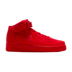 Кроссовки Nike Air Force 1 Mid 07 Red October, красный