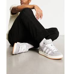 Серые кроссовки на резиновой подошве adidas Originals Campus 00s