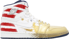 Кроссовки Dave White x Air Jordan 1 Retro High Wings for the Future, золотой