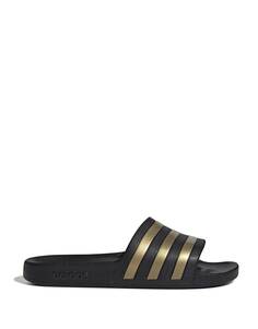 Черно-золотые шлепанцы adidas Sportswear Adilette adidas performance