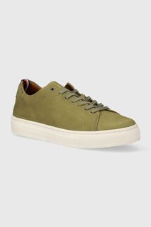 Кожаные кроссовки PREMIUM CORPORATE LTH SEASONAL Tommy Hilfiger, зеленый