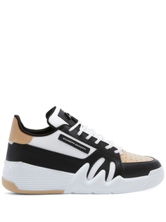 Giuseppe Zanotti кроссовки Talon с перфорацией, черный