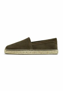 Эспадрильи SPLIT Massimo Dutti, серо-коричневый