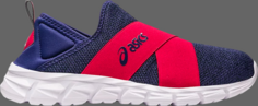 Кроссовки quantum lyte slip-on indigo blue speed red Asics, синий