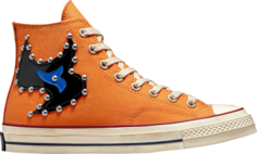 Кроссовки Converse Come Tees x Chuck 70 High Star Light Path, оранжевый