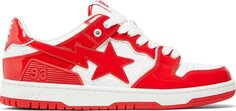 Кроссовки Sk8 Sta #5 Luxury Sport Monogram - Red, красный Bape