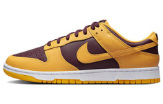 Кроссовки Nike Dunk Low, желтый/бордовый