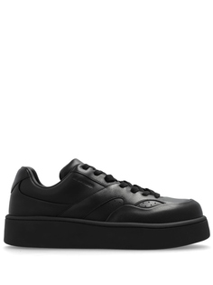 Jil Sander кожаные кроссовки, черный