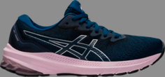 Кроссовки wmns gt 1000 11 wide mako blue barely rose Asics, синий