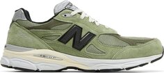 Кроссовки New Balance JJJJound x 990v3 Made in USA Olive, зеленый