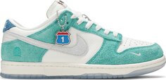 Кроссовки Nike Kasina x Dunk Low Road Sign, бирюзовый