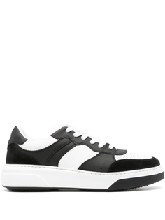 Dsquared2 panelled low-top sneakers, черный