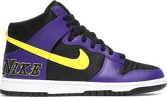 Кроссовки Nike Dunk High Premium EMB Lakers, фиолетовый