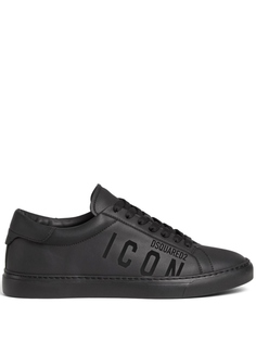 DSQUARED2 кеды с логотипом Icon Forever, черный