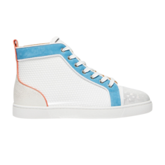 Кроссовки Christian Louboutin Louis Orlato Flat High White Panorama, белый